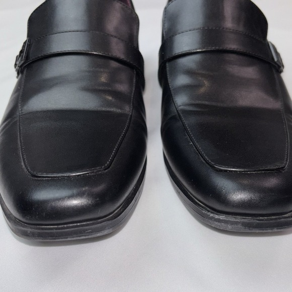 Perry Ellis Mens Portfolio Devonte Black Loafers Ultra Foam‎ Size 11.5 - Picture 6 of 8